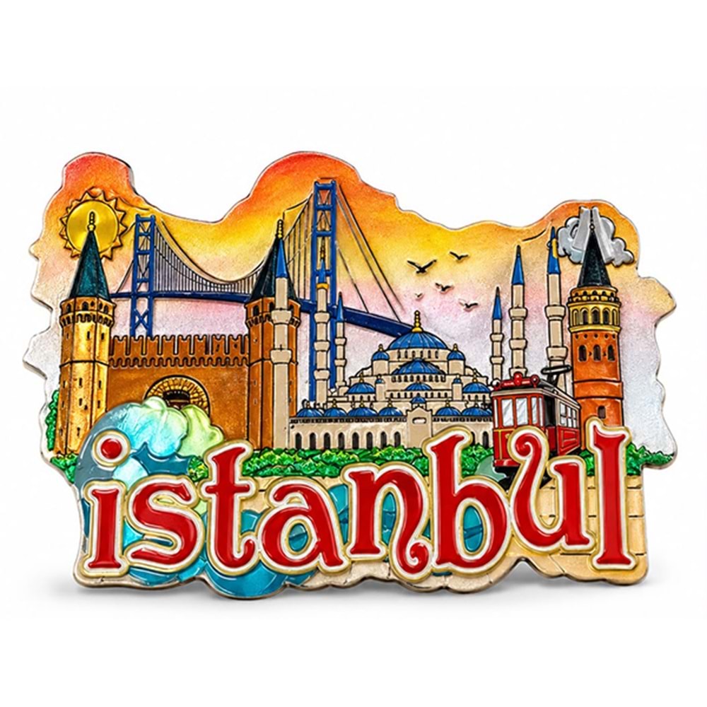 İstanbul Temalı Silikon Buzdolapı Süsü Magnet Alk5941
