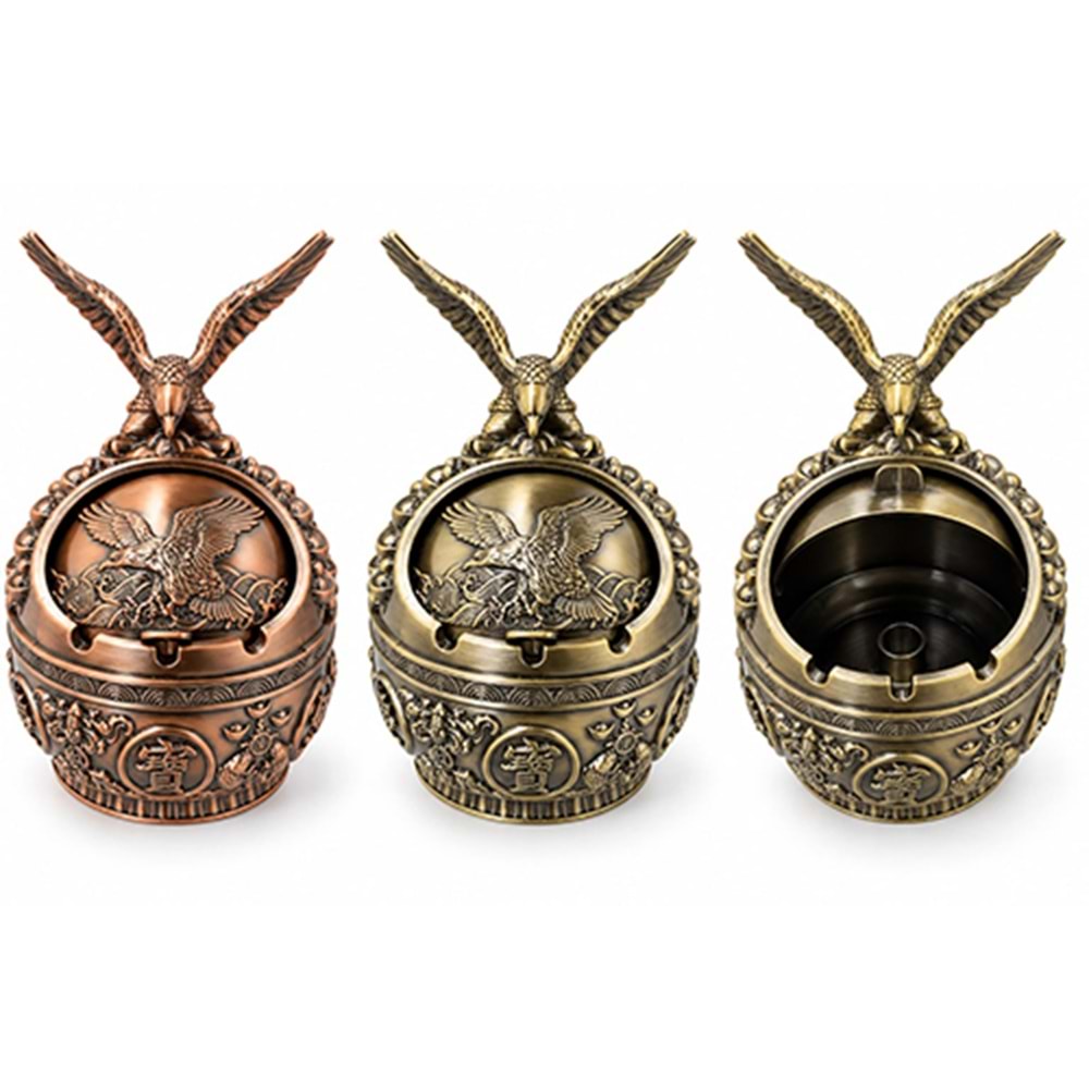 Metal Kartal Tasarımı Küllük Alk6403
