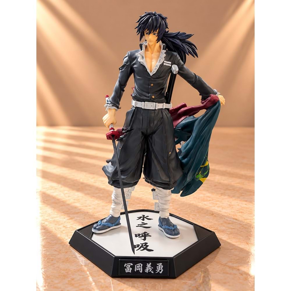 Demon Slayer Giyu Tomioka Kılıçlı Anime Figürü 30 Cm Alk6586