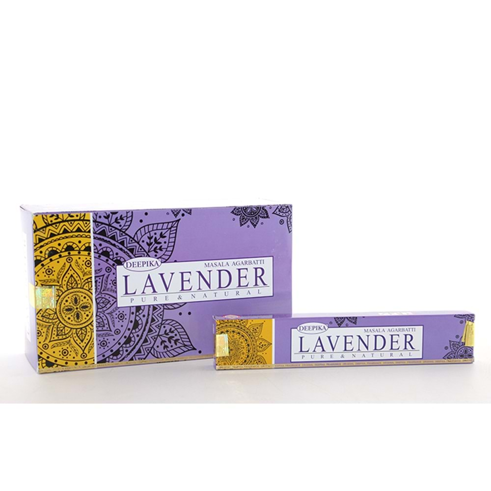 Deepıka Lavender Aromalı Çubuk Tütsü 15 Gr