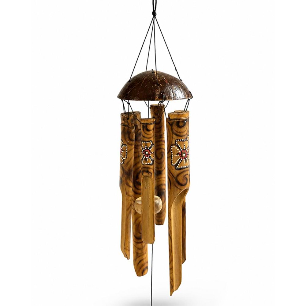 Coconat Bambu Rüzgar Çanı 50 Cm No:1038