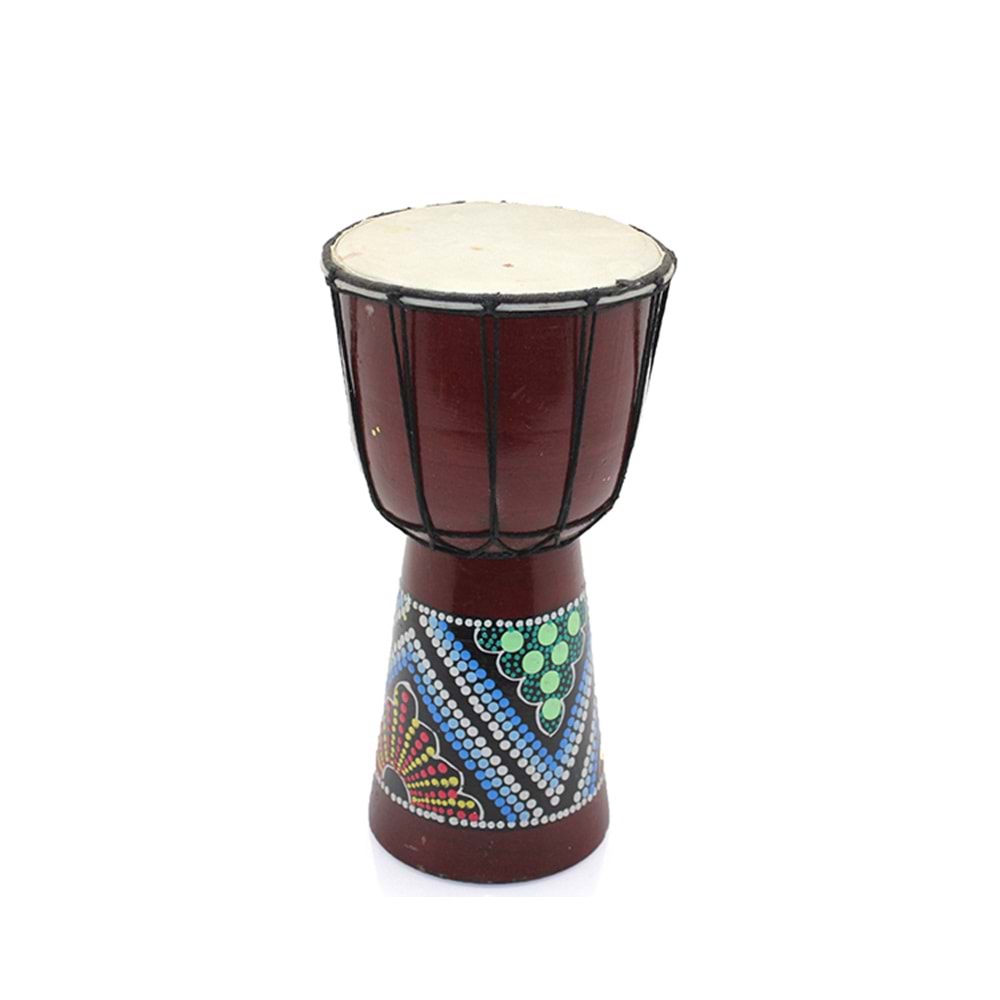 Batikli Ahşap Darbuka 25 Cm 3Dıarta-31