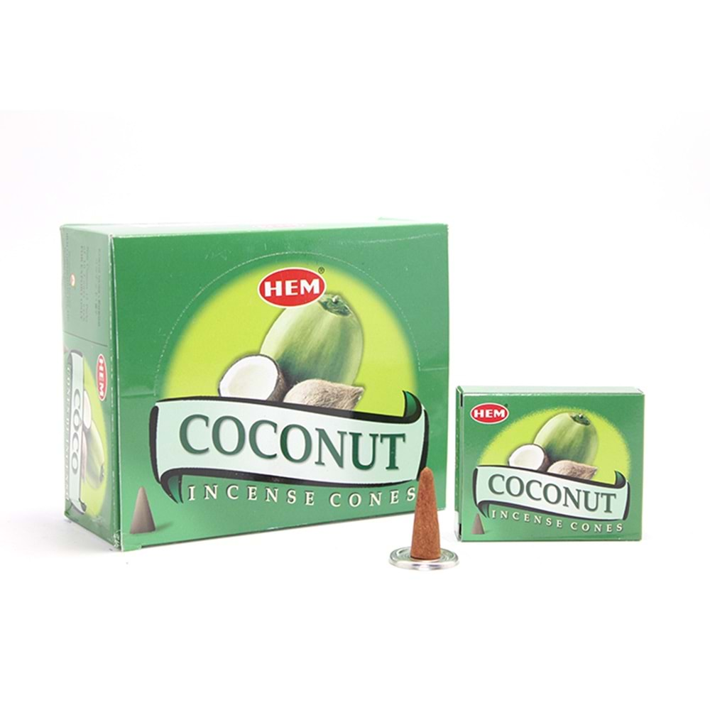 Coconut Aromalı Konik Tütsü