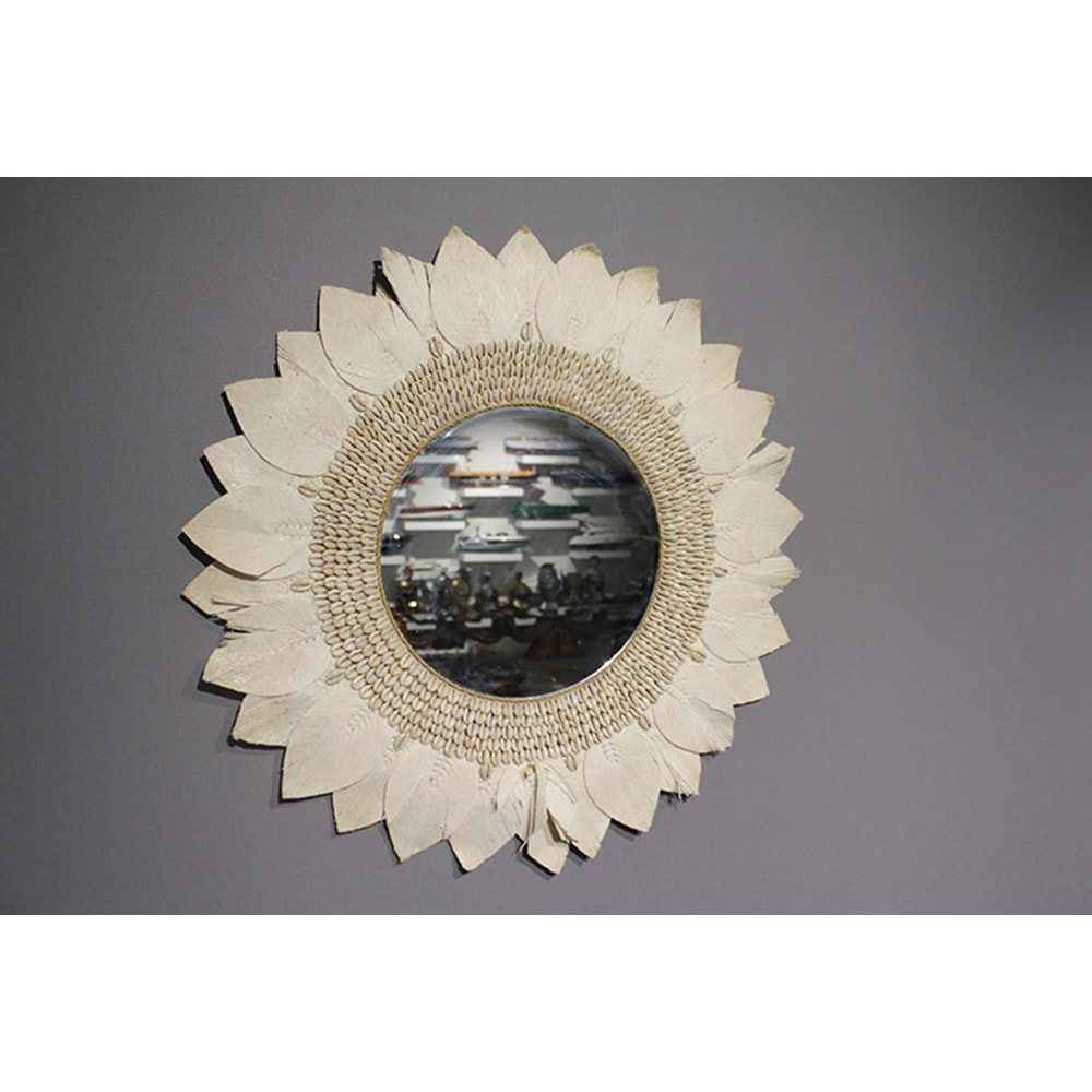 Makrome Duvar Aynası 3Natural-11