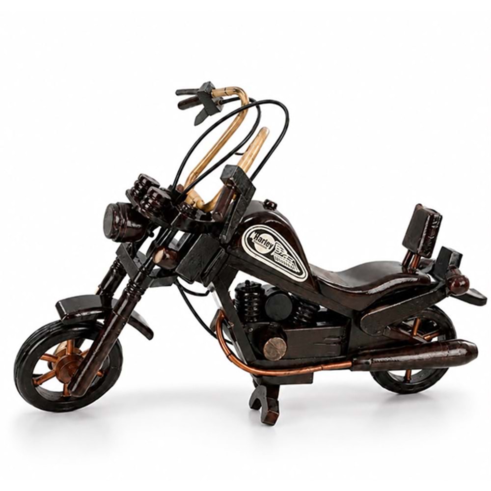 Dekoratif Ahşap Harley Motor Küçük Boy No:1140