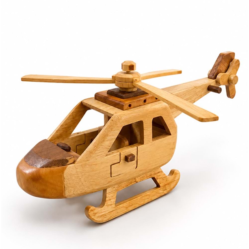 Ahşap Dekoratif Helikopter No:1061