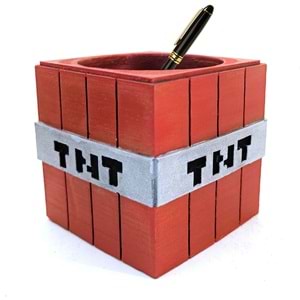 Polyester Minecraft Tnt Kalemlik 230