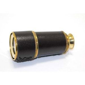 Ahşap Kutulu Derili Pirinç Dürbün 7669