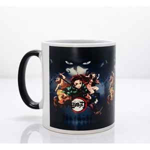 Porselen Renk Değiştiren Demon Slayer Kupa Bardak AAlk383