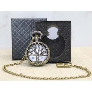 Özel Kutulu Hayat Ağacı Tasarımı Köstekli Saat Alk2612