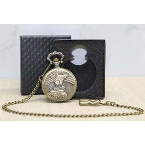 Özel Kutulu Kartal'lı Köstekli Saat Alk2616