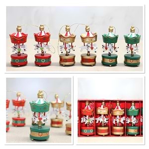 Ahşap 6'Lı Dekoratif Atlı Karınca Alk4395