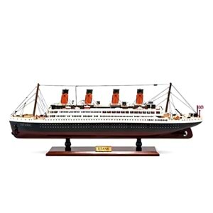 Özel Tasarım Ahşap Işıklı Titanik Gemi Alk4614