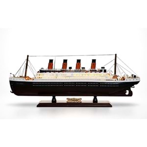 Özel Tasarım Ahşap Işıklı Titanik Gemi Alk4614