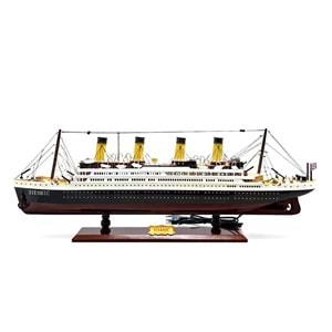 Özel Tasarım Ahşap Işıklı Titanik Gemi Alk4615