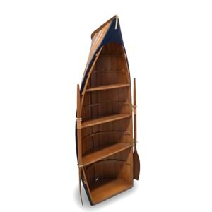 Özel Tasarım Ahşap Kayık Raf Alk4620