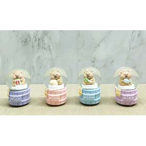 Kapibara Tasarımlı Işıklı Kar Küresi Alk5022