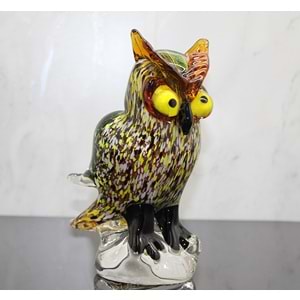 Murano Cam Baykuş Figürü Alk5212