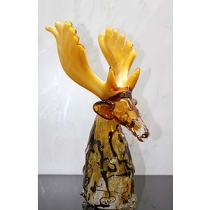 Murano Cam Geyik Büstü Alk5227