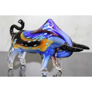 Murano Cam Boğa Figürü Alk5230