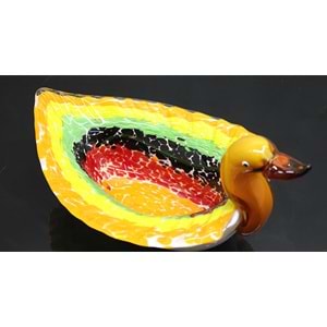 Murano Cam Ördek Kase Alk5244