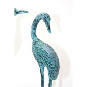 Metal İkili Flamingo Seti 36 Cm KSK499