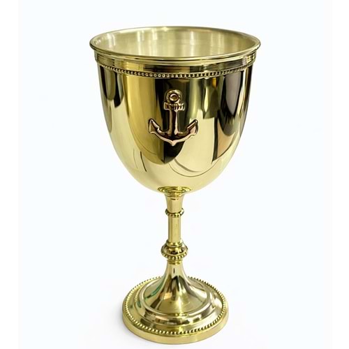 Çapalı Pirinç Kadeh Bardak 11016