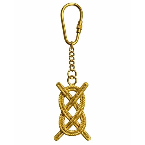 Pirinç Gemi Düğümü Anahtarlık 3075C