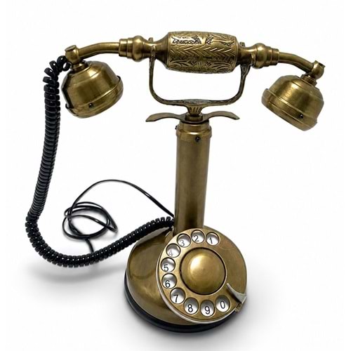 Pirinç Nostaljik Masa Telefonu 3210