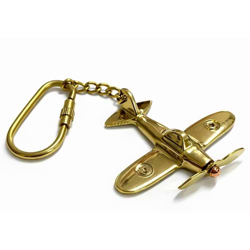 Pirinç Uçak Anahtarlık 3522A