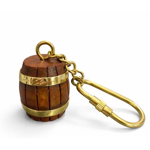 Pirinç Fıçı Anahtarlık 3790C