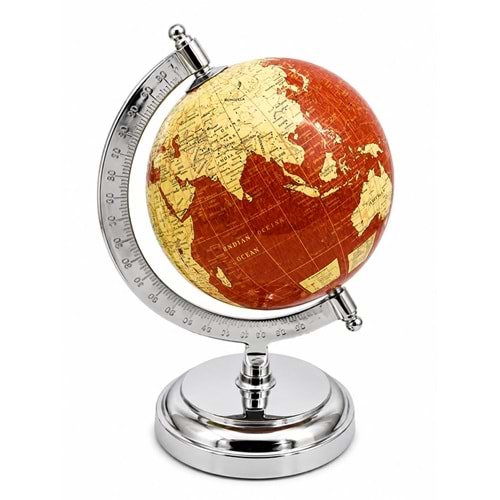 Metal Ayaklı Dekoratif Dünya Küre 4156-R