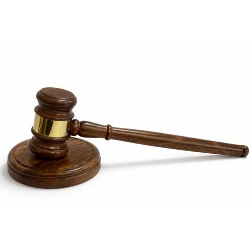 Ahşap Pirinç İşlemeli Hakim Tokmağı 9070