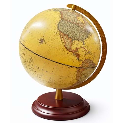 Dekoratif Işıklı Masa Üstü Dünya Küre Alk5263