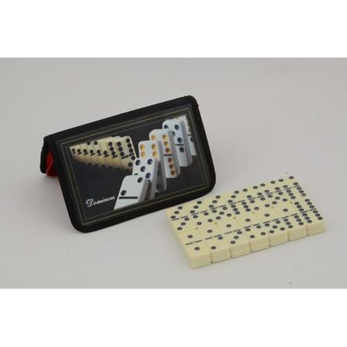 Çantalı Domino Seti Siyah ALK110.2