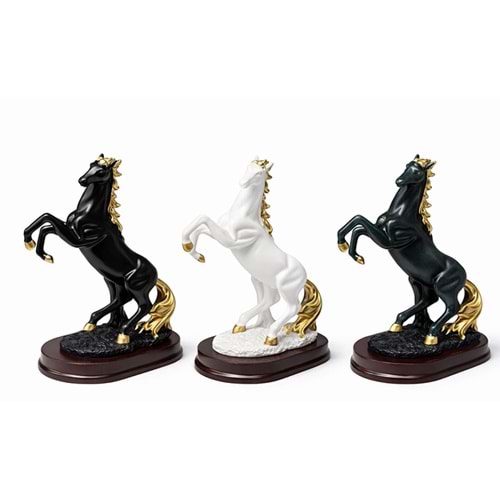 Polyester Şahlanmış At Figürü Alk1624