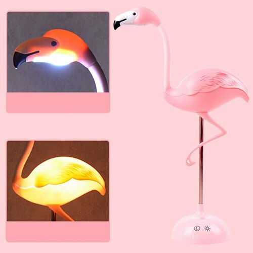 Ledli Dokunmatik Flamingo Lamba ALK241