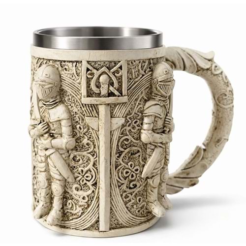 Paslanmaz Çelik Şovalye Kupa Bardak Alk2589