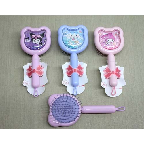 Kuromi,My Melody,Cinnamon Saç Tarağı Alk3083