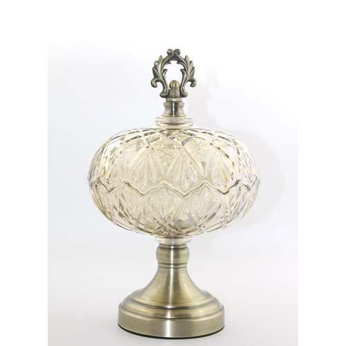 Kapaklı Cam Şekerlik Alk3158