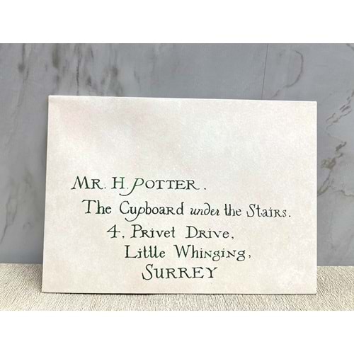 Harry Potter Davet Mektupu 10'Lu Alk3958