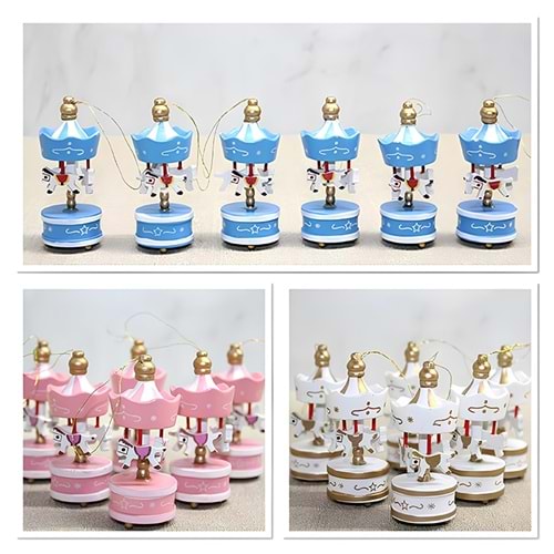 Ahşap 6'Lı Dekoratif Atlı Karınca Alk4393