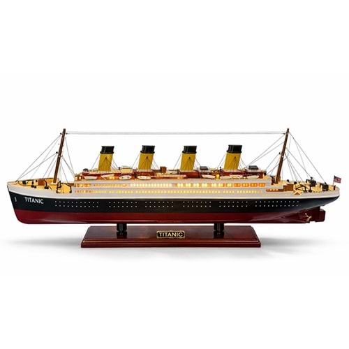 Özel Tasarım Ahşap Işıklı Titanik Gemi Alk4594