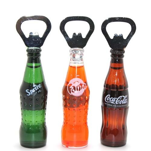 İkonik İçecek Şişesi Tasarımlı Magnetli Şişe Açacağı Alk4604