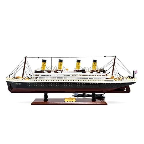 Özel Tasarım Ahşap Işıklı Titanik Gemi Alk4615