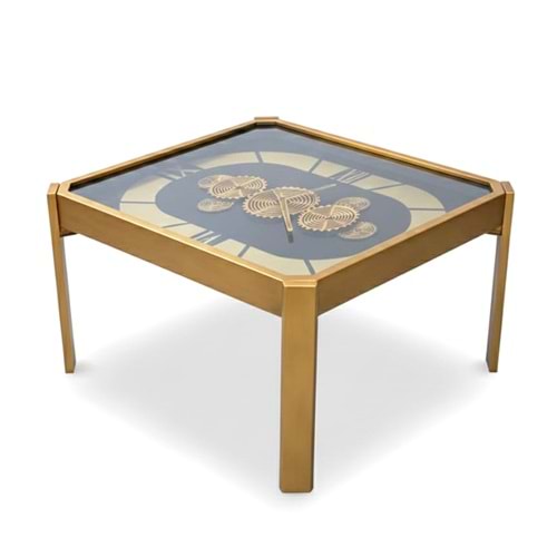 Metal Çarklı Sehpa Saat Alk4856