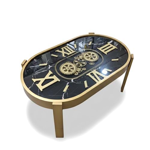 Metal Çarklı Sehpa Saat Alk4866