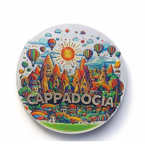 Kapadokya Temalı Silikon Buzdolabı Magneti Alk5046