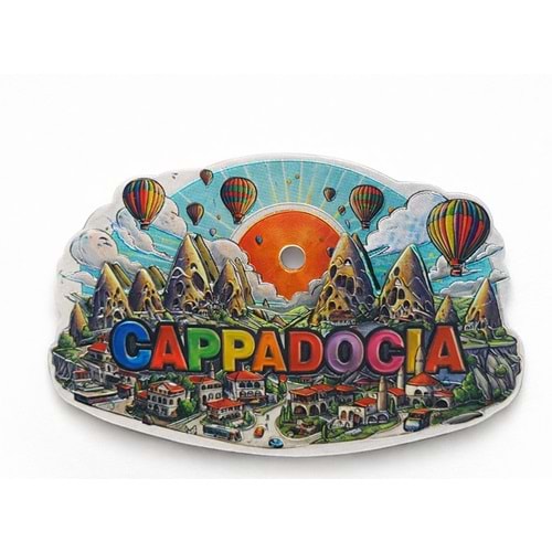 Kapadokya Temalı Silikon Buzdolabı Magneti Alk5047