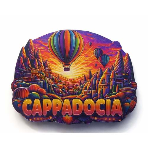 Kapadokya Temalı Silikon Buzdolabı Magneti Alk5050